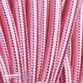 1m/5m/10m 2 kern Rond Glanzend Roze Italiaans Vintage Gekleurd 0,75~1405