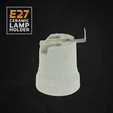 Edison schroef witte keramische E27-fitting UK LHC4 type ~4113