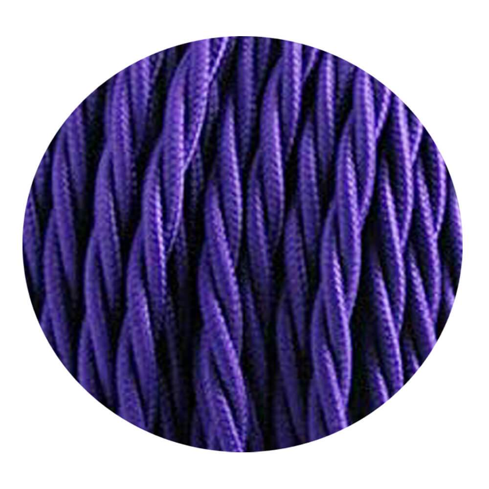 2 Core Twisted Purple Color Hanging Light Cable