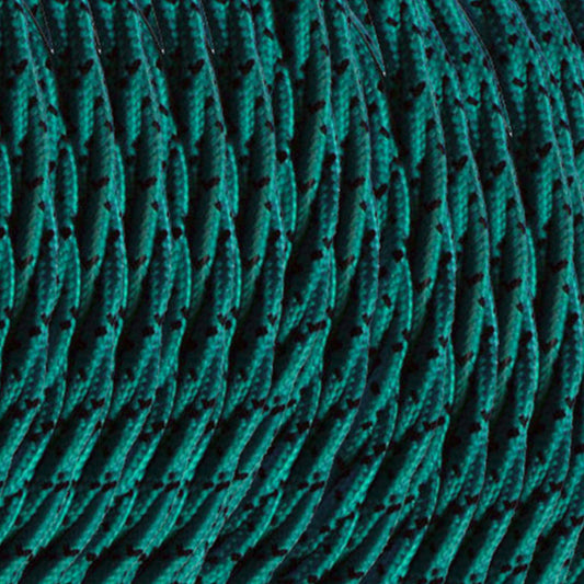 3 Core Twisted Teak and Black Cable and Cotton LTD