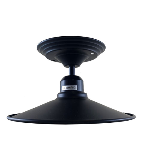 Plafondlamp Zwart Metaal E27~1399