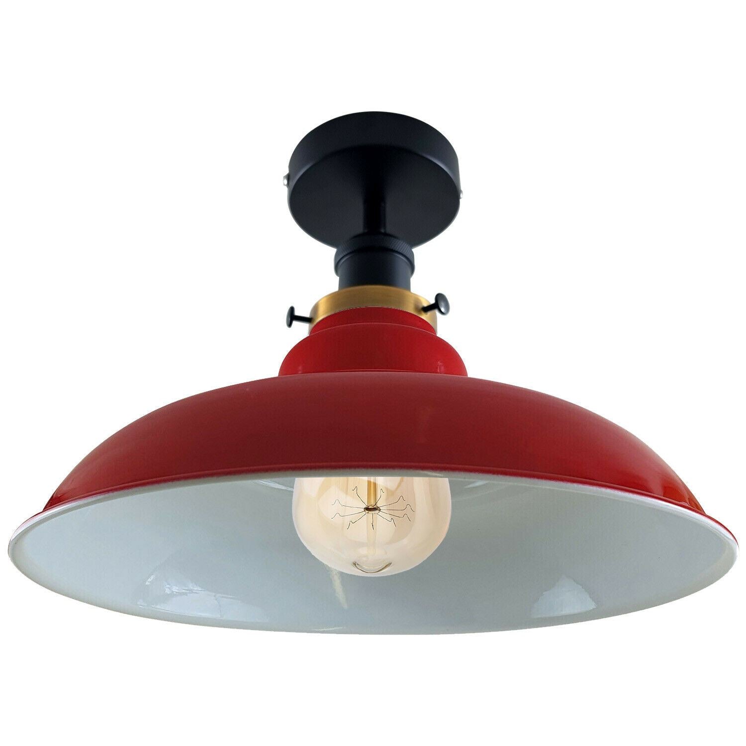 Flush Mount Ceiling Light Metal Shade Light Fitting