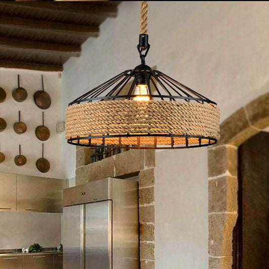 metal shade pendant light - Application image