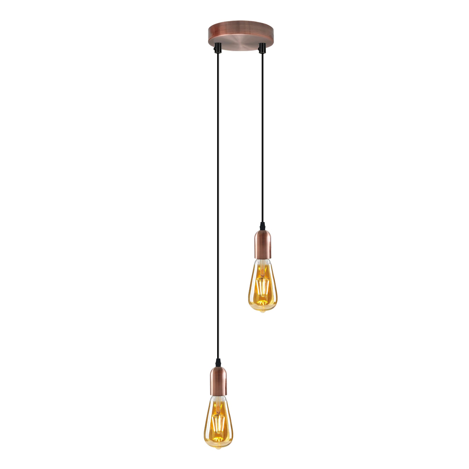 pendant lights with a vintage industrial style
