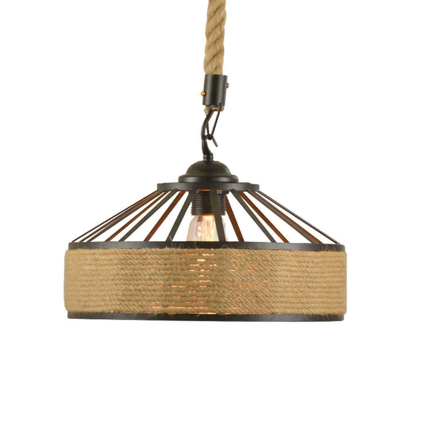 metal shade pendant light