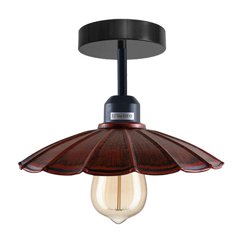 Moderne industriële retro metalen plafond hanglamp ~1402