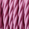 1M/5M/10M 3-aderige gedraaide babyroze vintage elektrische stoffen kabel flex 0,75 mm~2998