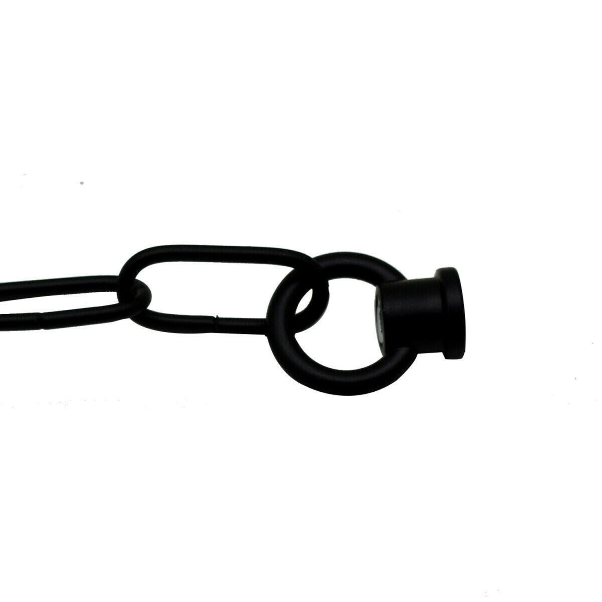 Light Chain for Ceiling Pendant lights chandeliers 38mm x 16mm - Black~1047 - LEDSone UK Ltd