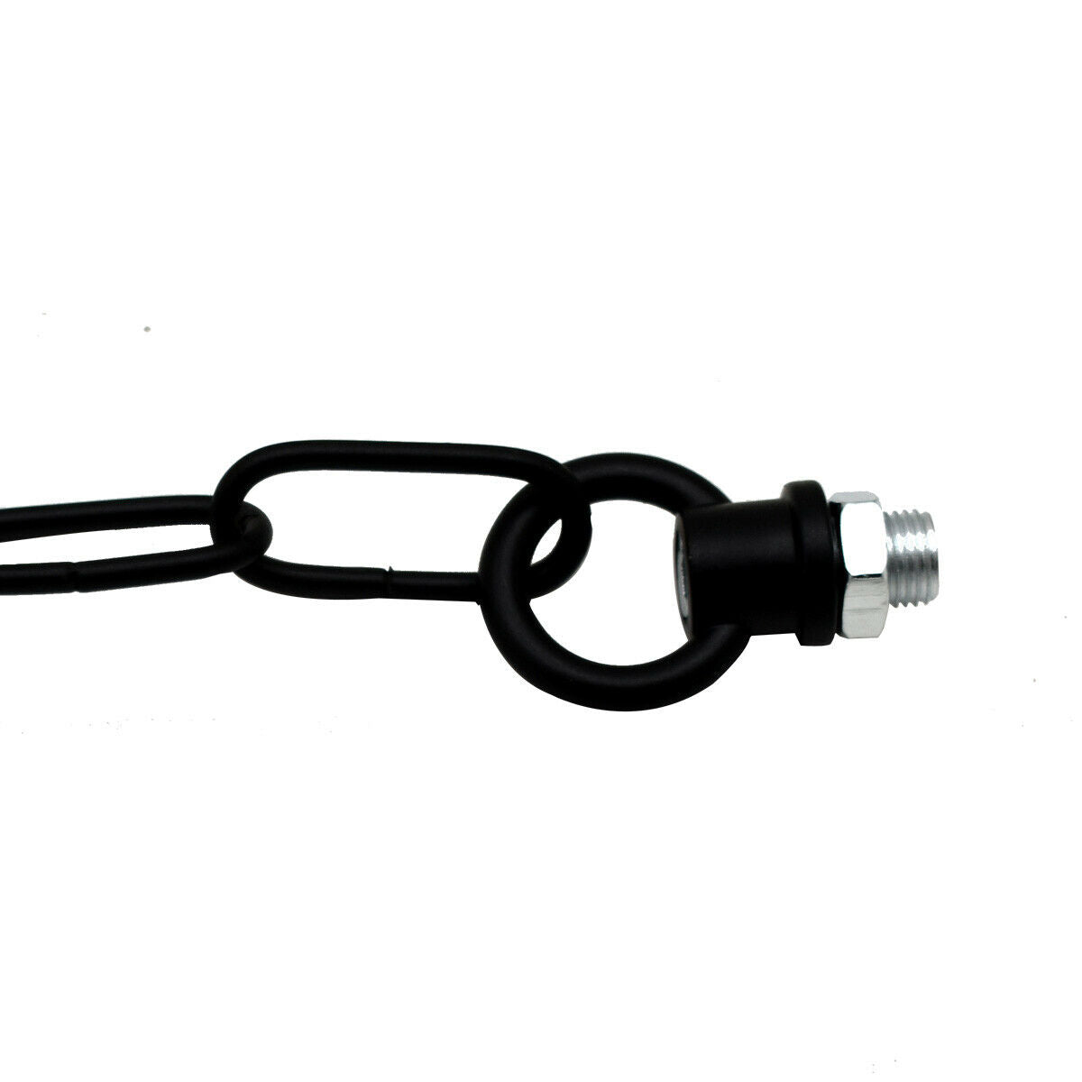Light Chain for Ceiling Pendant lights chandeliers 38mm x 16mm - Black~1047 - LEDSone UK Ltd