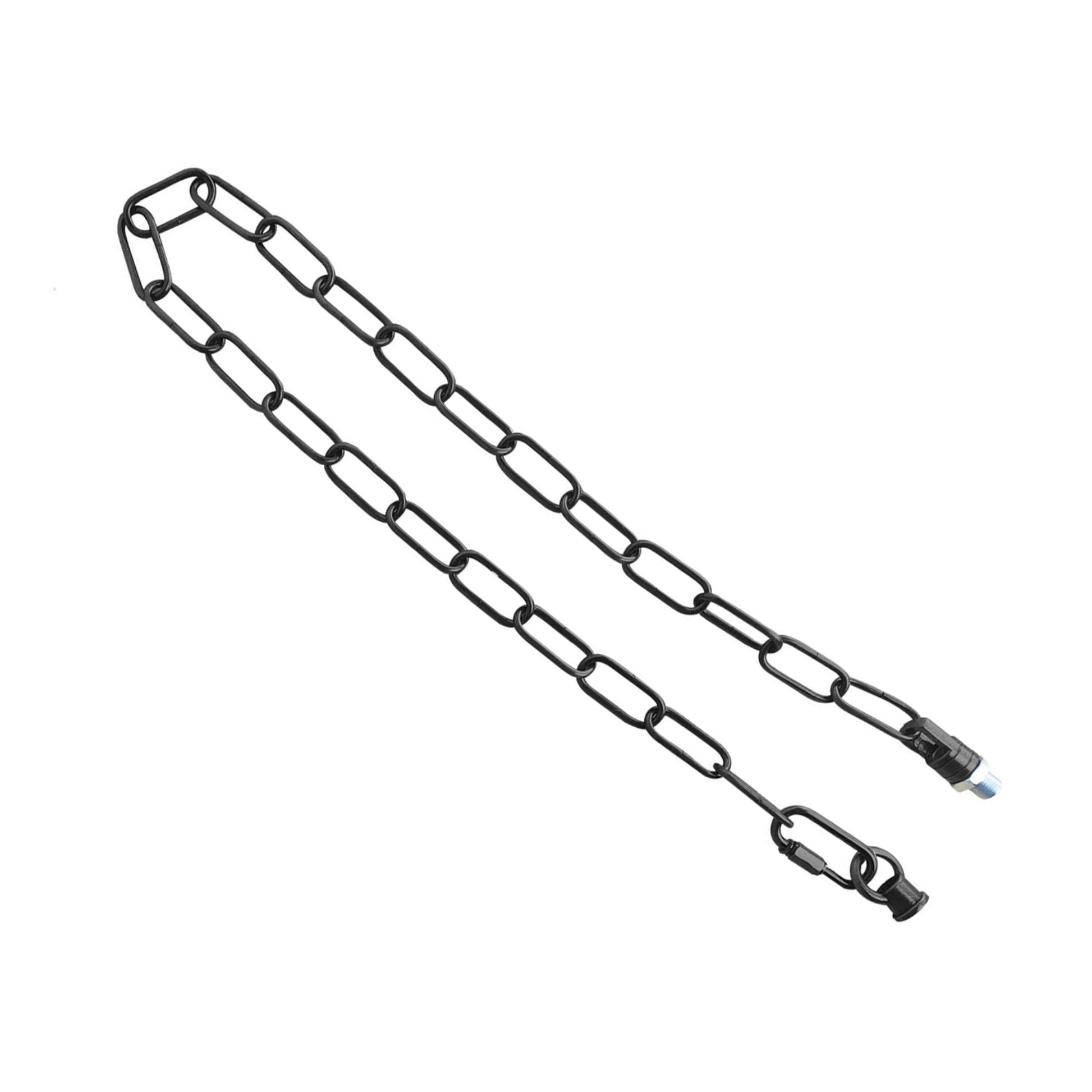 Light Chain for Ceiling Pendant lights chandeliers 38mm x 16mm - Black~1047 - LEDSone UK Ltd