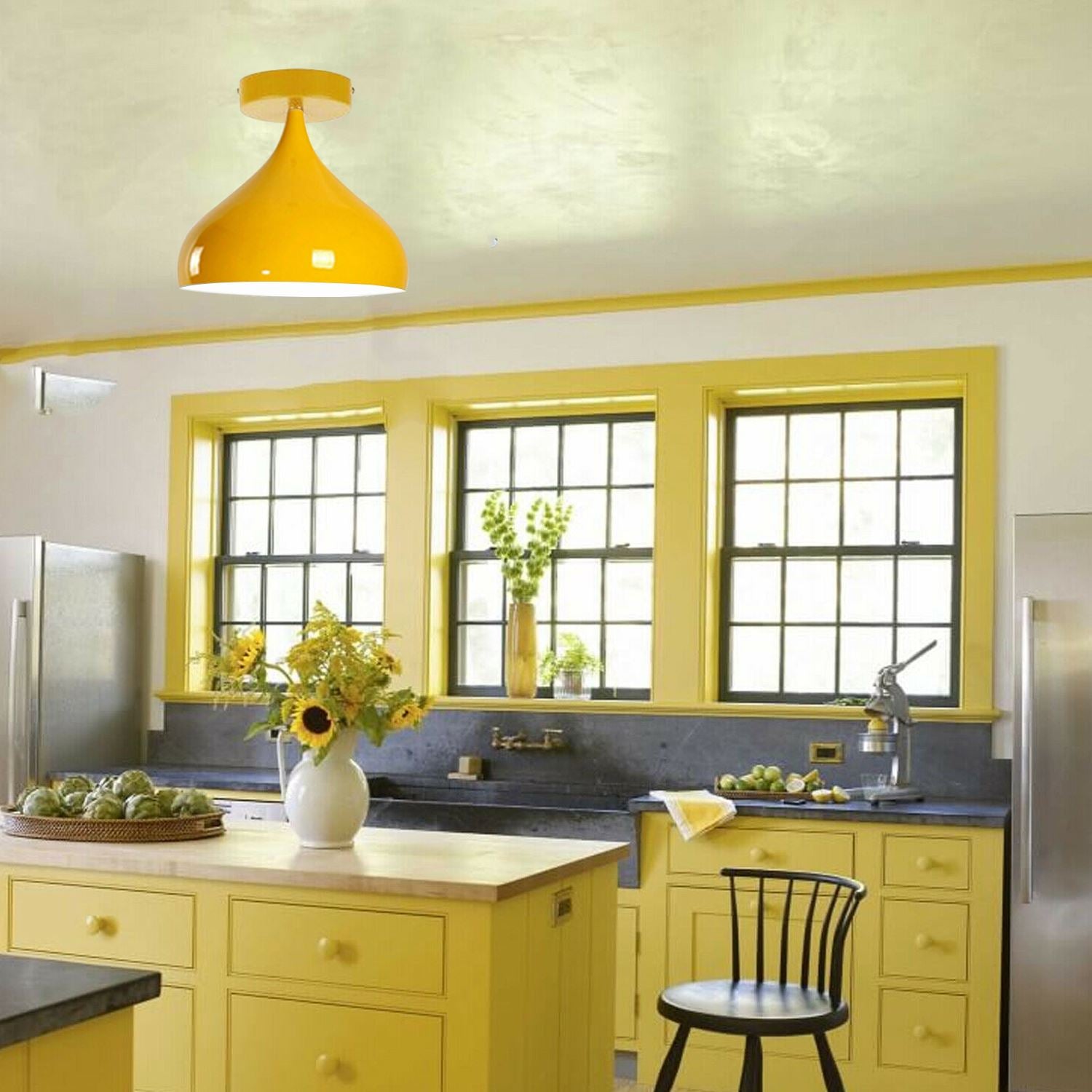 Vintage Retro Industrial Light Ceiling Mosque Shade Loft Island Metal Lamp E27 Base~1303 - LEDSone UK Ltd