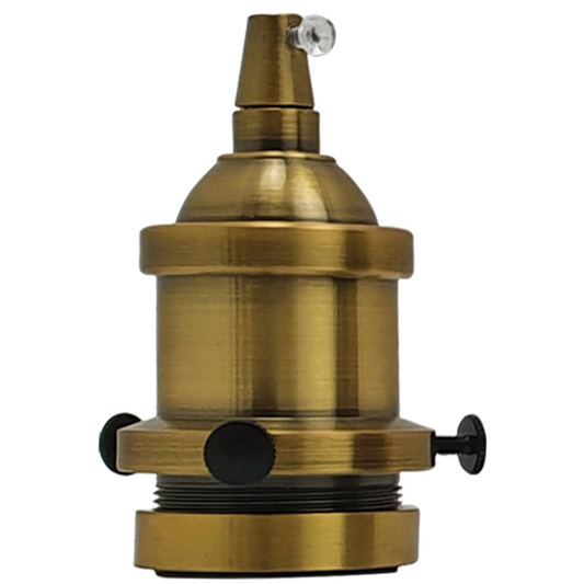 ES E27 Batten Lamphouder met effen rok, ideaal voor vintage Edison~2682 