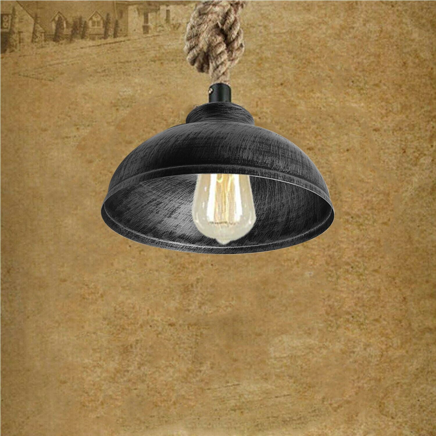Retro Vintage Style Metal Ceiling Hanging Pendant Light~1168 - LEDSone UK Ltd