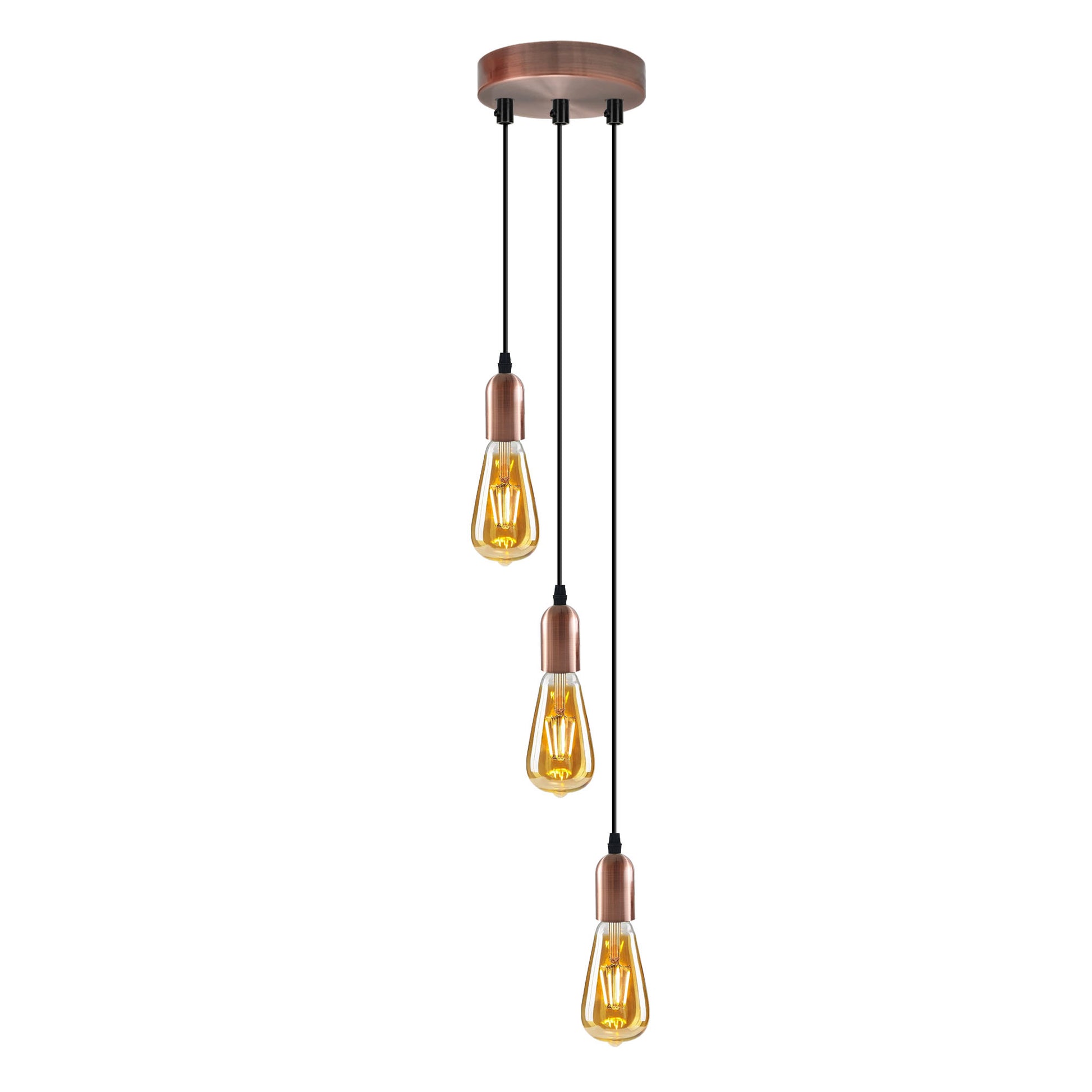 pendant lights with a vintage industrial style
