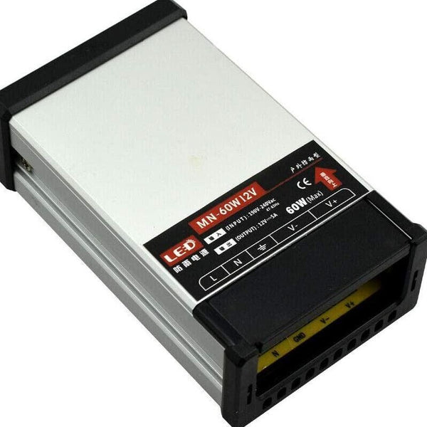 IP45 regenbestendige 12V LED-drivertransformatorvoeding ~1407 – 60W
