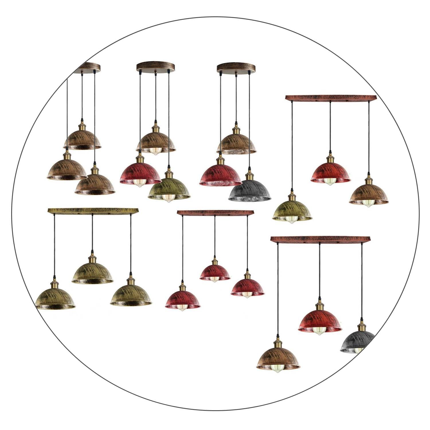 Rustic Hanging lights for kitchen island