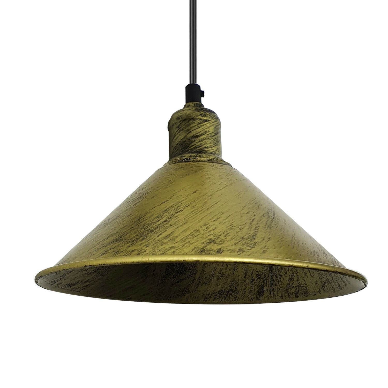 Industrial Retro Vintage Rustic Hanging Ceiling Brushed Lampshade~1170 - LEDSone UK Ltd