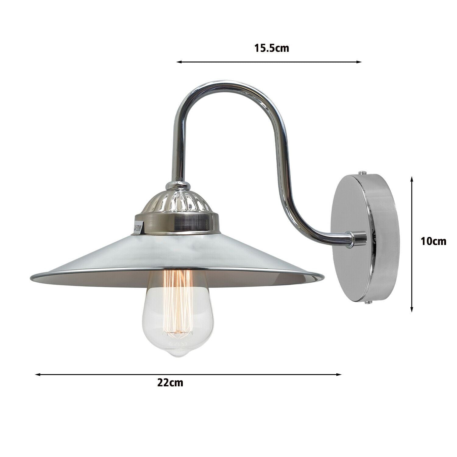 Modern Retro Wall Mounted Metal Sconce Light Indoor Kitchen Island Lamp Fixture~1205 - LEDSone UK Ltd