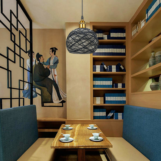 Vintage Industrial Retro Style Modern Rattan Ceiling Pendant Light Lampshade~3553 - LEDSone UK Ltd