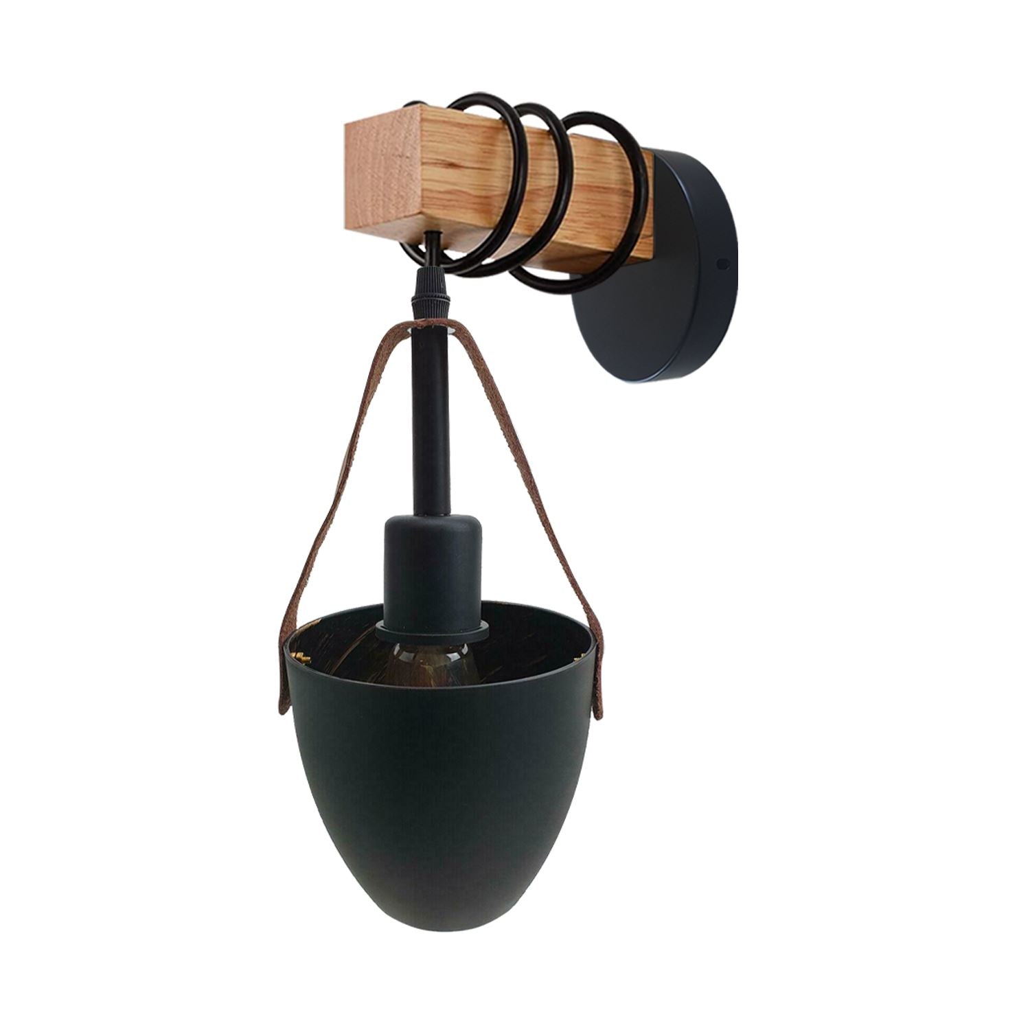 Vintage Wall Lamp Industrial Retro Metal Wood Wall Lights Sconce Lamp Fixture UK~3599 - LEDSone UK Ltd