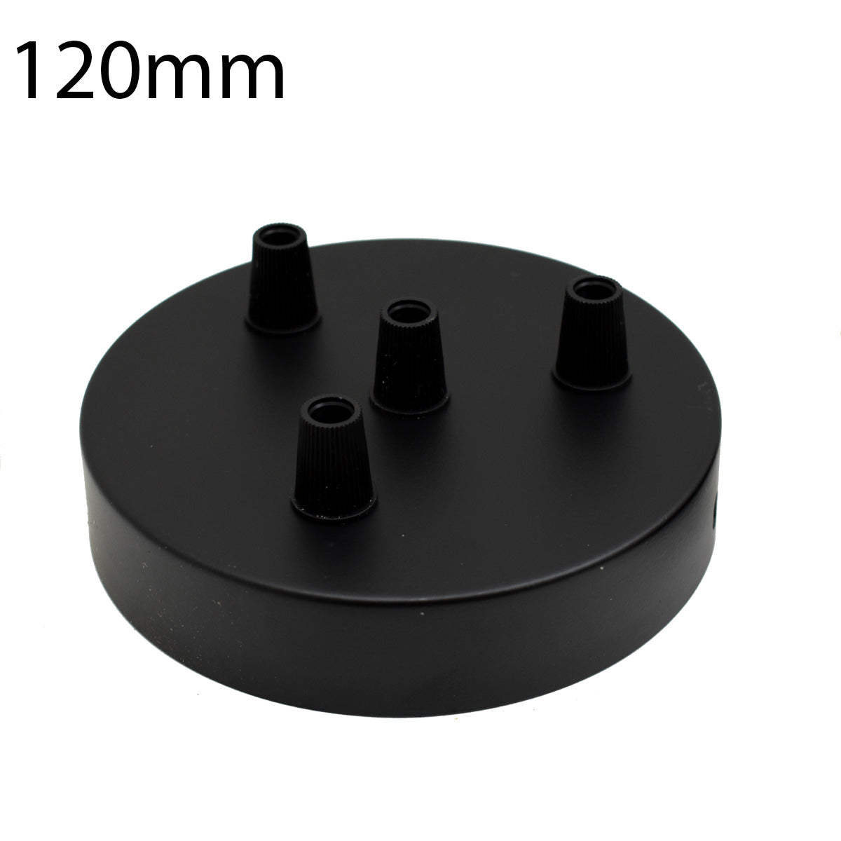4 outlet ceiling rose - Black