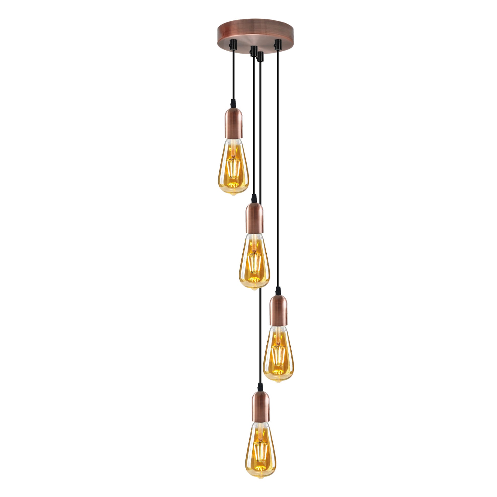 pendant lights with a vintage industrial style