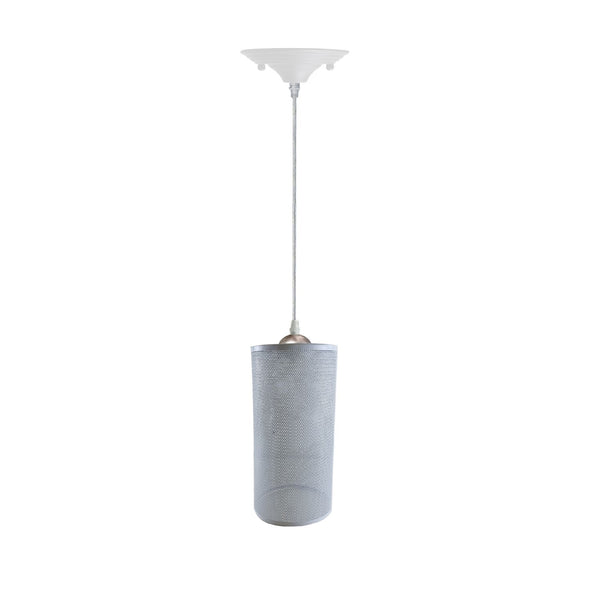 Hanglamp in draadkooivorm voor de woonkamer ~5801 – Wit / Nee