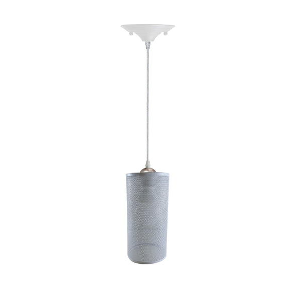 Hanglamp in draadkooivorm voor de woonkamer ~5801 – Wit / Ja