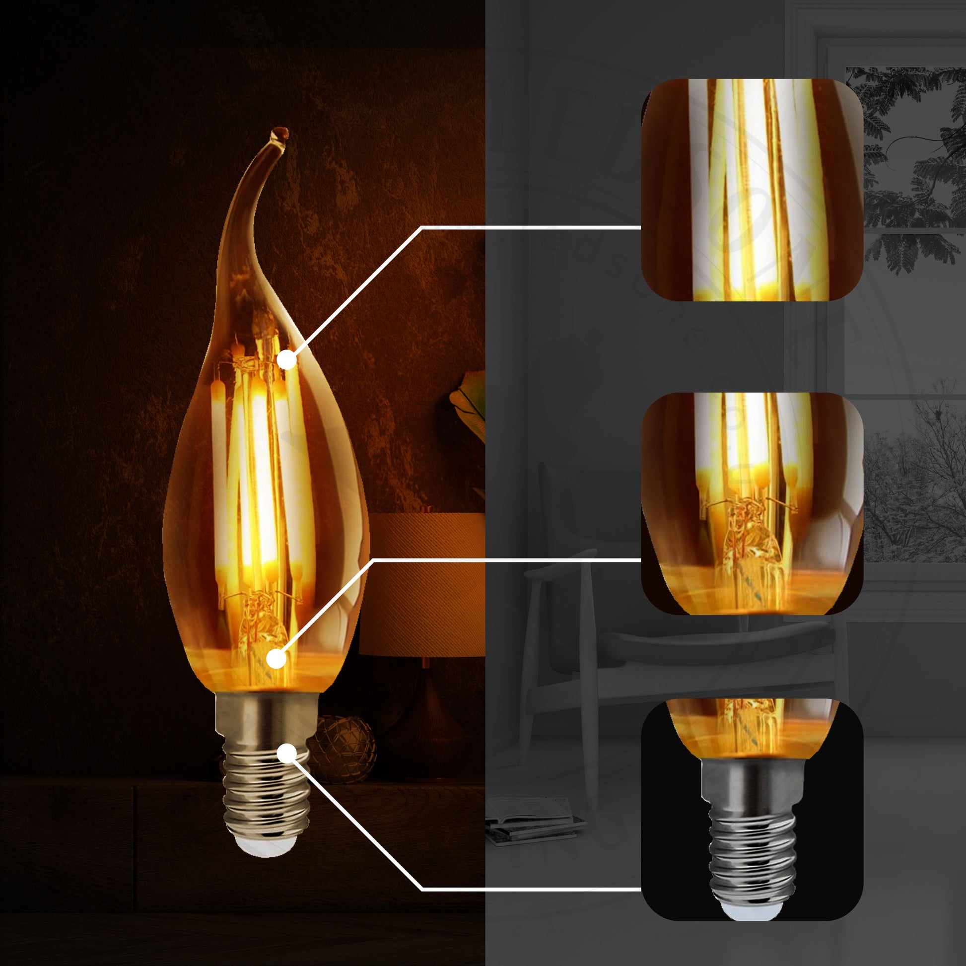 E14 Led Candle Bulb | 4w led bulb