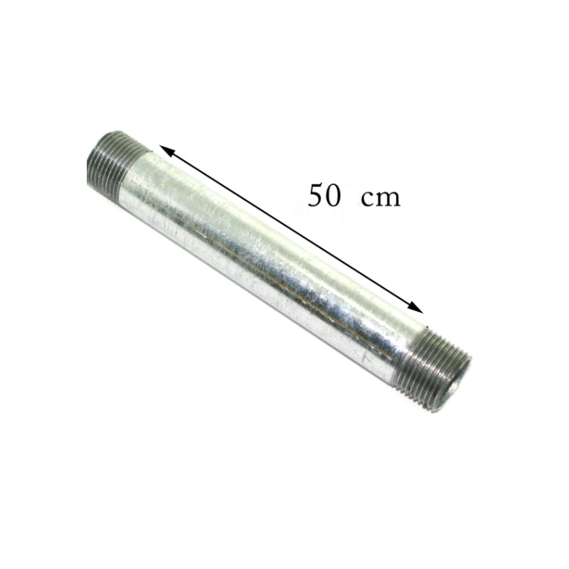 Industrial Galvanized iron threaded pipe Lighting accessories-50cm~3541 - LEDSone UK Ltd