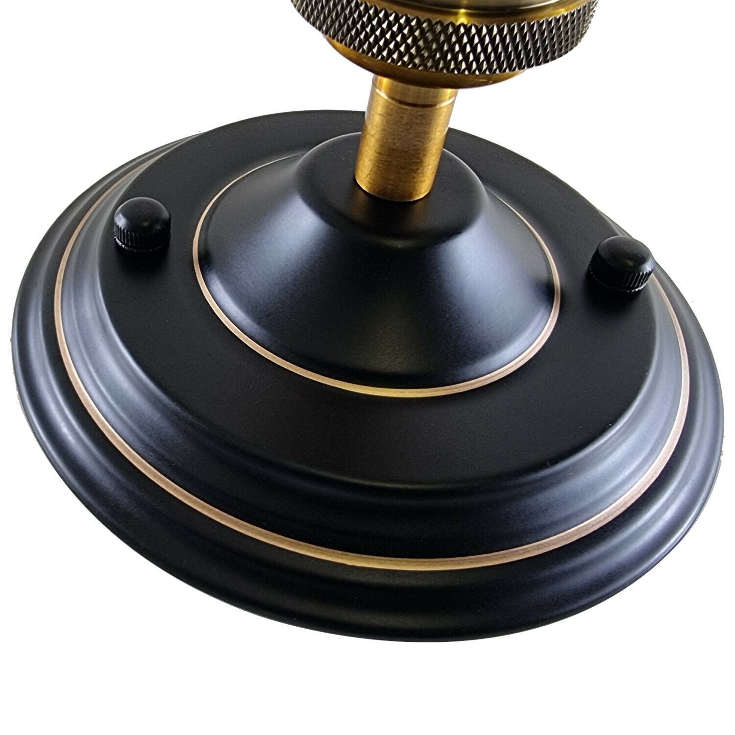 Industrial Vintage Flush Mount Ceiling Light Black Metal Bowl Lampshade Fixture Indoor Lighting