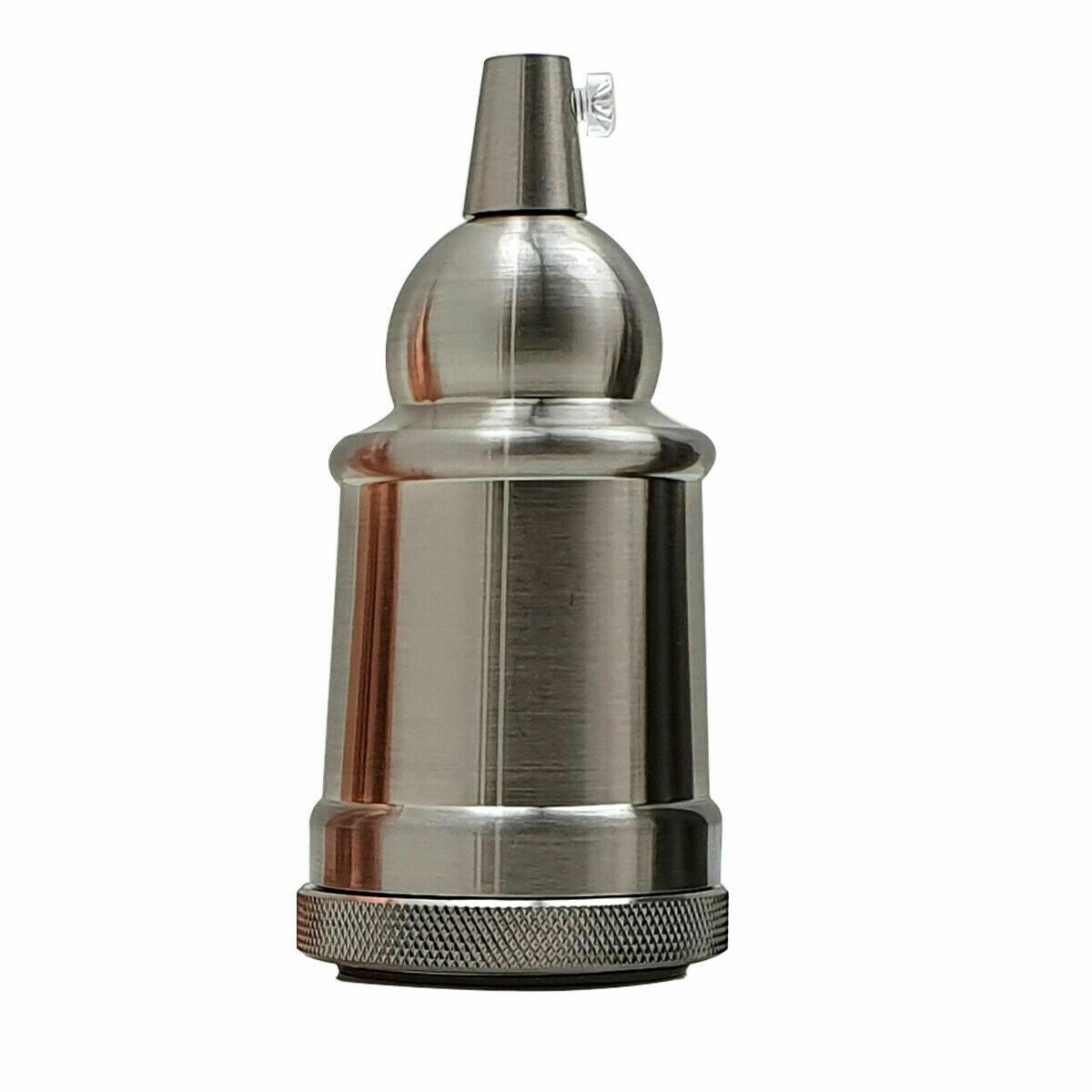 brushed copper E27 lamp holder