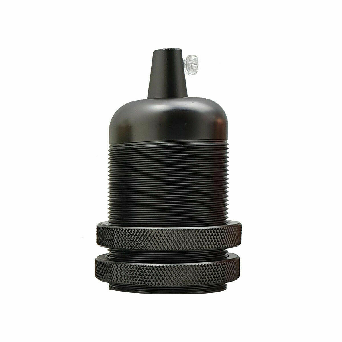 Smooth Holder+Ring Matt Black