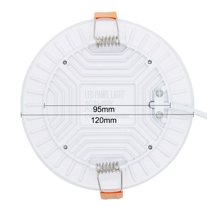 Modern LED Round Recessed Ultra slim Ceiling Flat Panel down Light Cool White Indoor Light~1295 - LEDSone UK Ltd