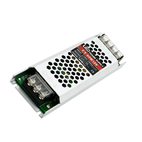 DC12V 60W Ultraslanke LED-driver Voedingstransformator 240V voor LED-strip ~ 2358