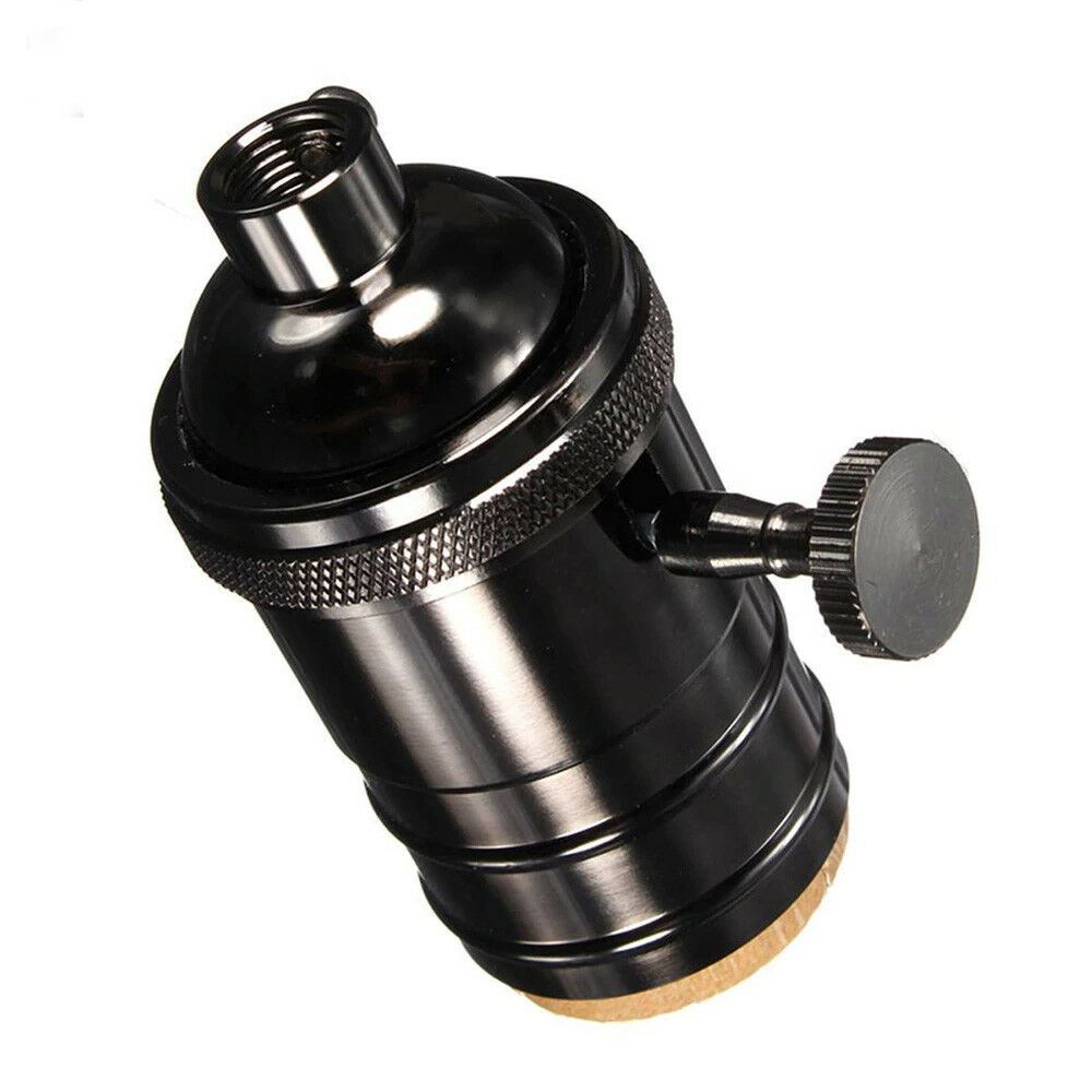 E27 Screw Vintage Switch Bulb Holder Industrial Antique Retro Edison Lamp Light~3415 - LEDSone UK Ltd