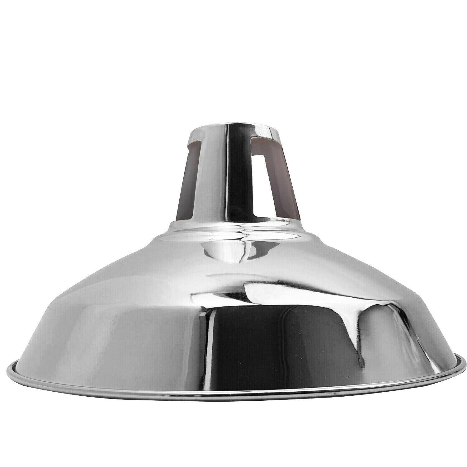 Chrome lamp shade