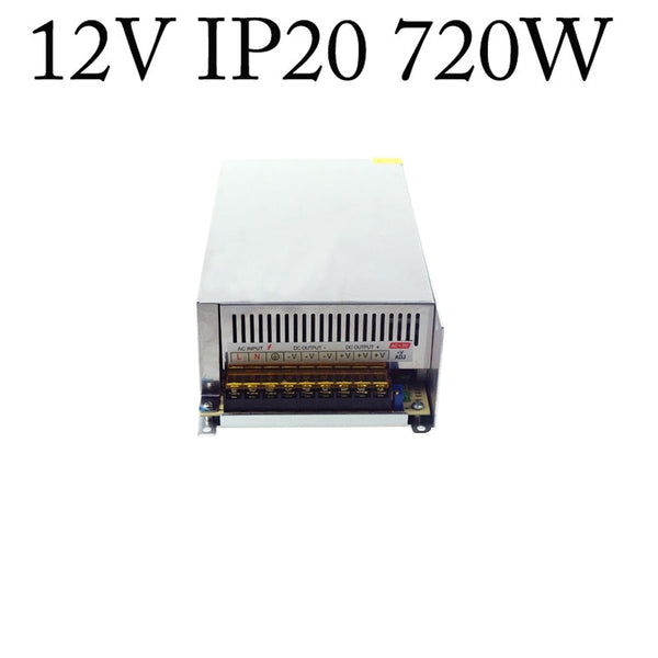 AC 100/240V naar DC12V 12W -720W transformator, zware gereguleerde voeding, driver ~4087 – 720W
