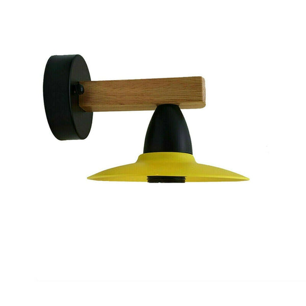 Vintage moderne wandlamp voor binnen, wandlamp, fitting ~1327 – Geel Type 2