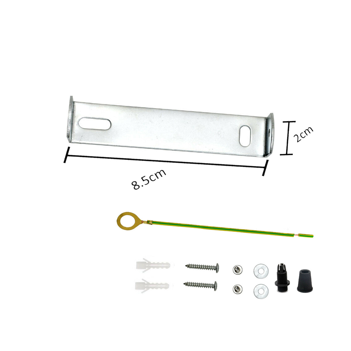 Light fixing 85mm bracket ceiling rose strap brace Plate with accessories