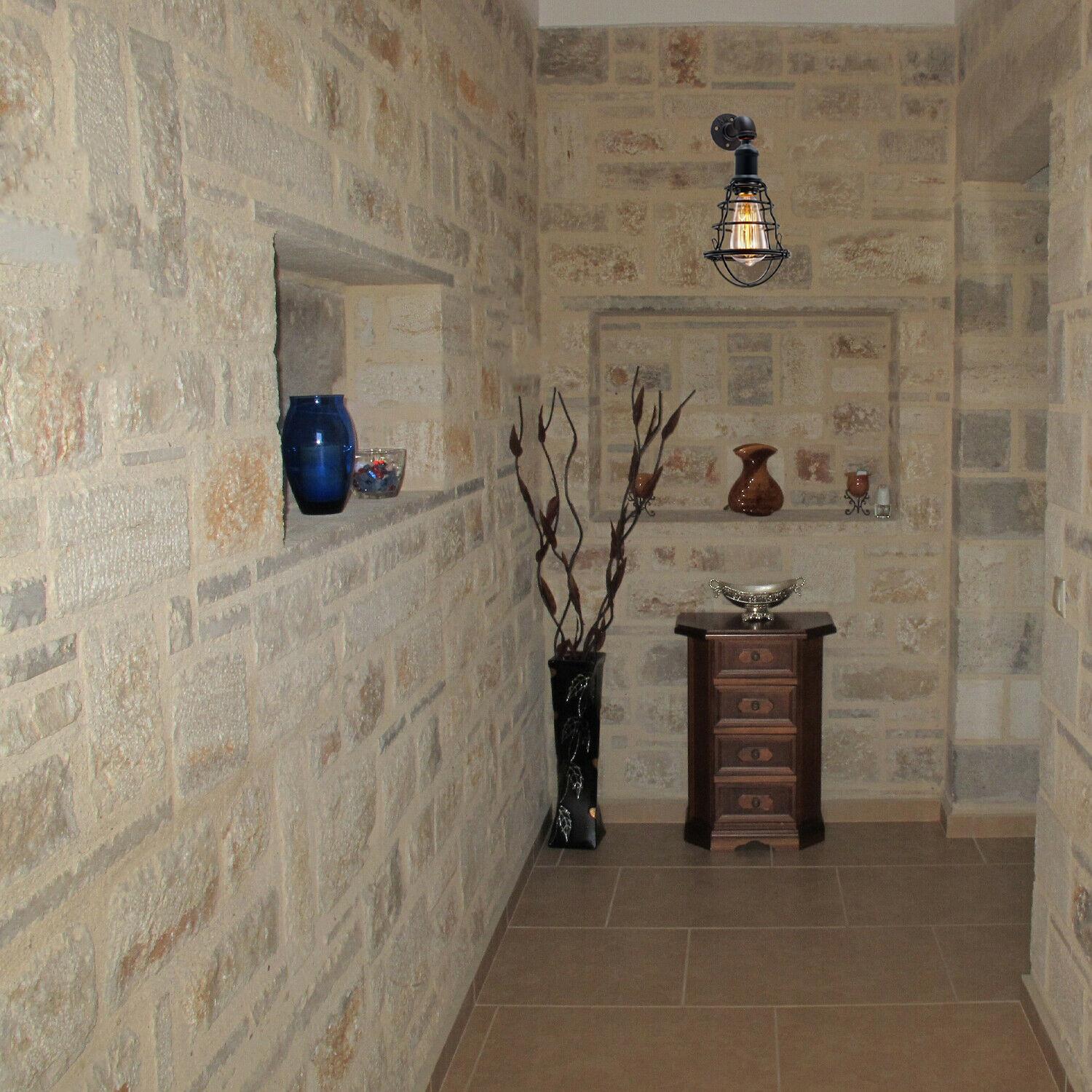 Modern Wall Sconce Lamp Industrial Rustic Metal Water Pipe Finish - Retro Wall Mount Fixture~1246 - LEDSone UK Ltd