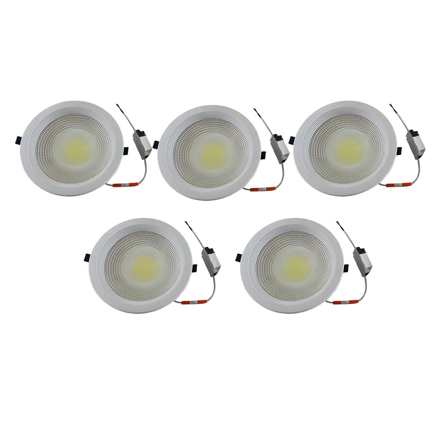 LED Round Recessed Indoor Ceiling Panel down Light Cool White For Hotel, Office, Library, Cellar~1311 - LEDSone UK Ltd