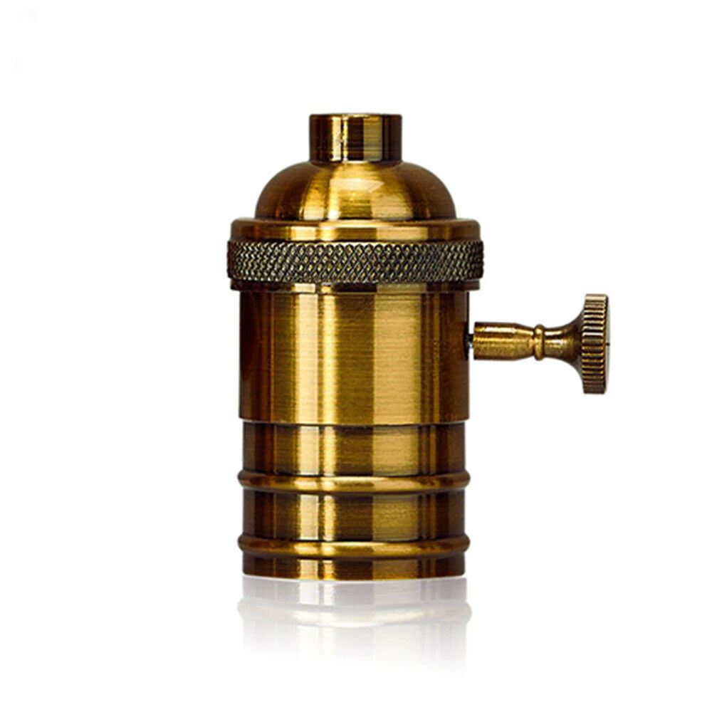 E27 Screw Vintage Switch Bulb Holder Industrial Antique Retro Edison Lamp Light~3415 - LEDSone UK Ltd