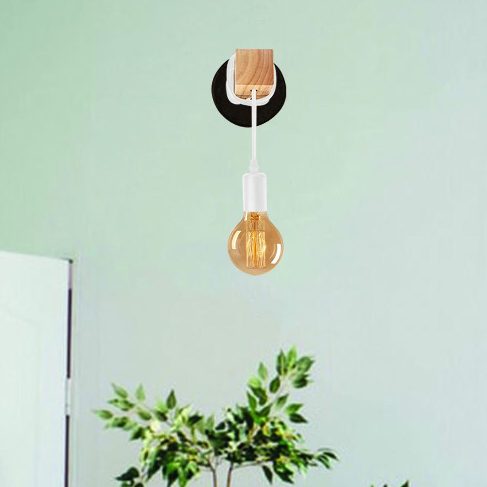 Small Wall Light Fixtures Industrial Farmhouse Hanging Wall Sconce Fixture~1241 - LEDSone UK Ltd