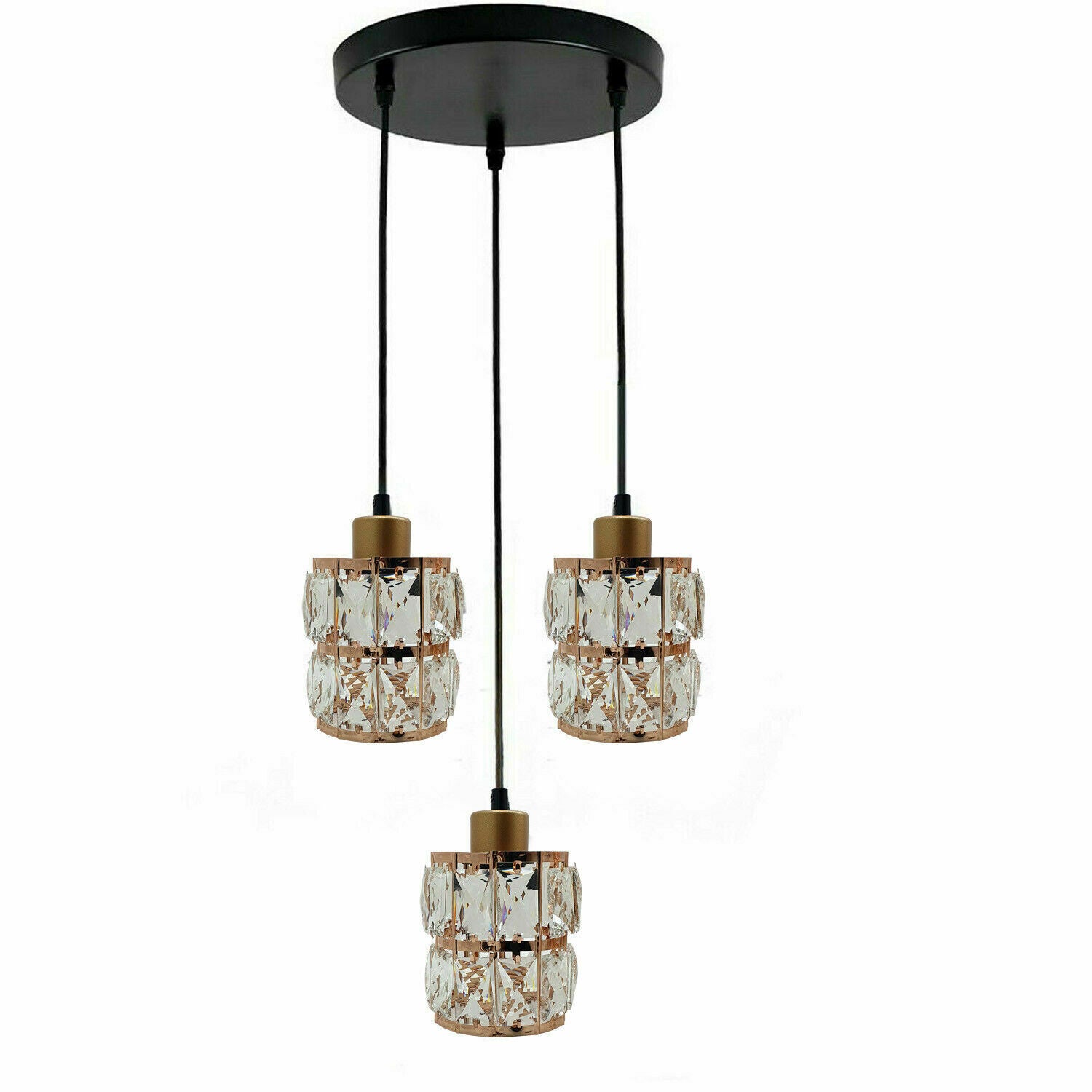 Acrylic Crystal Chandelier Style Ceiling Light Lamp Shade Pendant~2561 - LEDSone UK Ltd