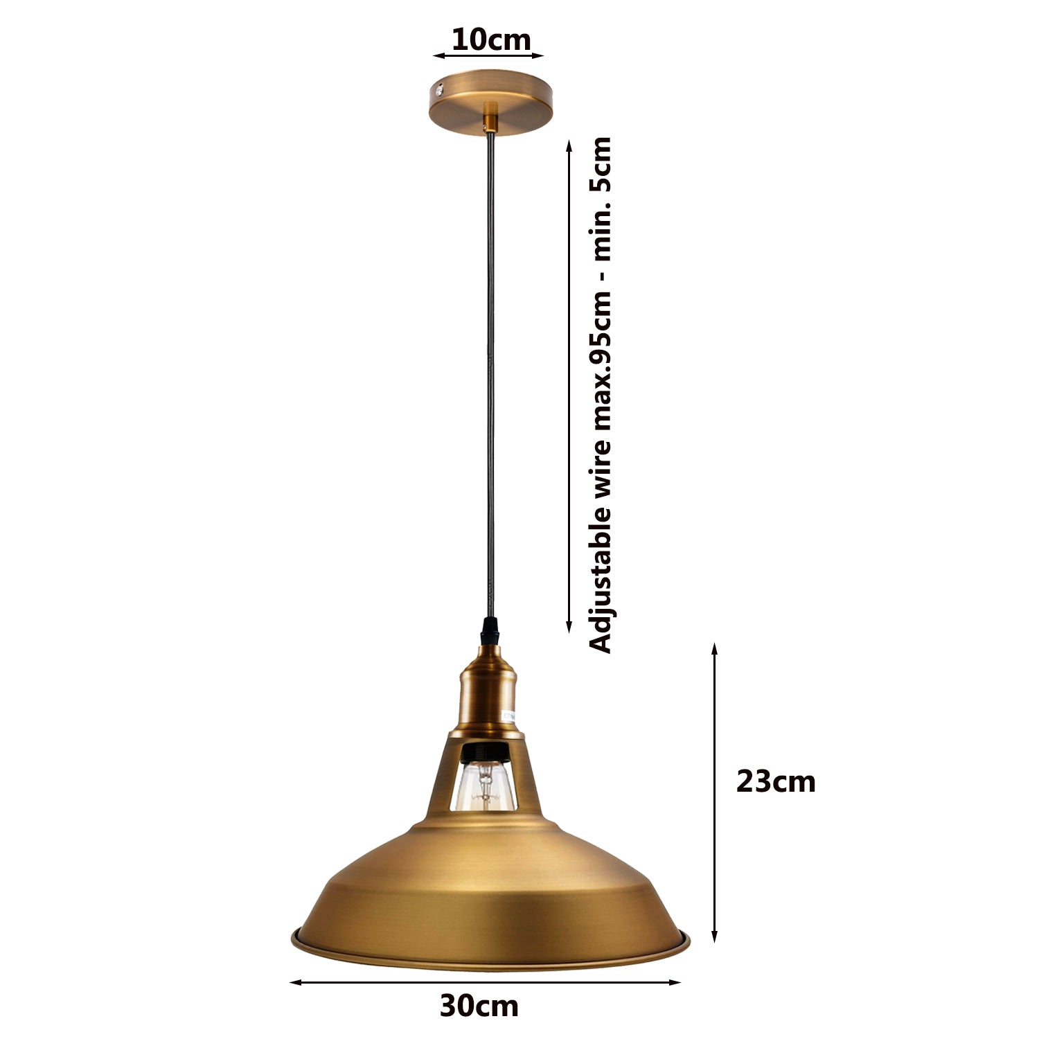 Adjustable Metal Ceiling Pendant Light