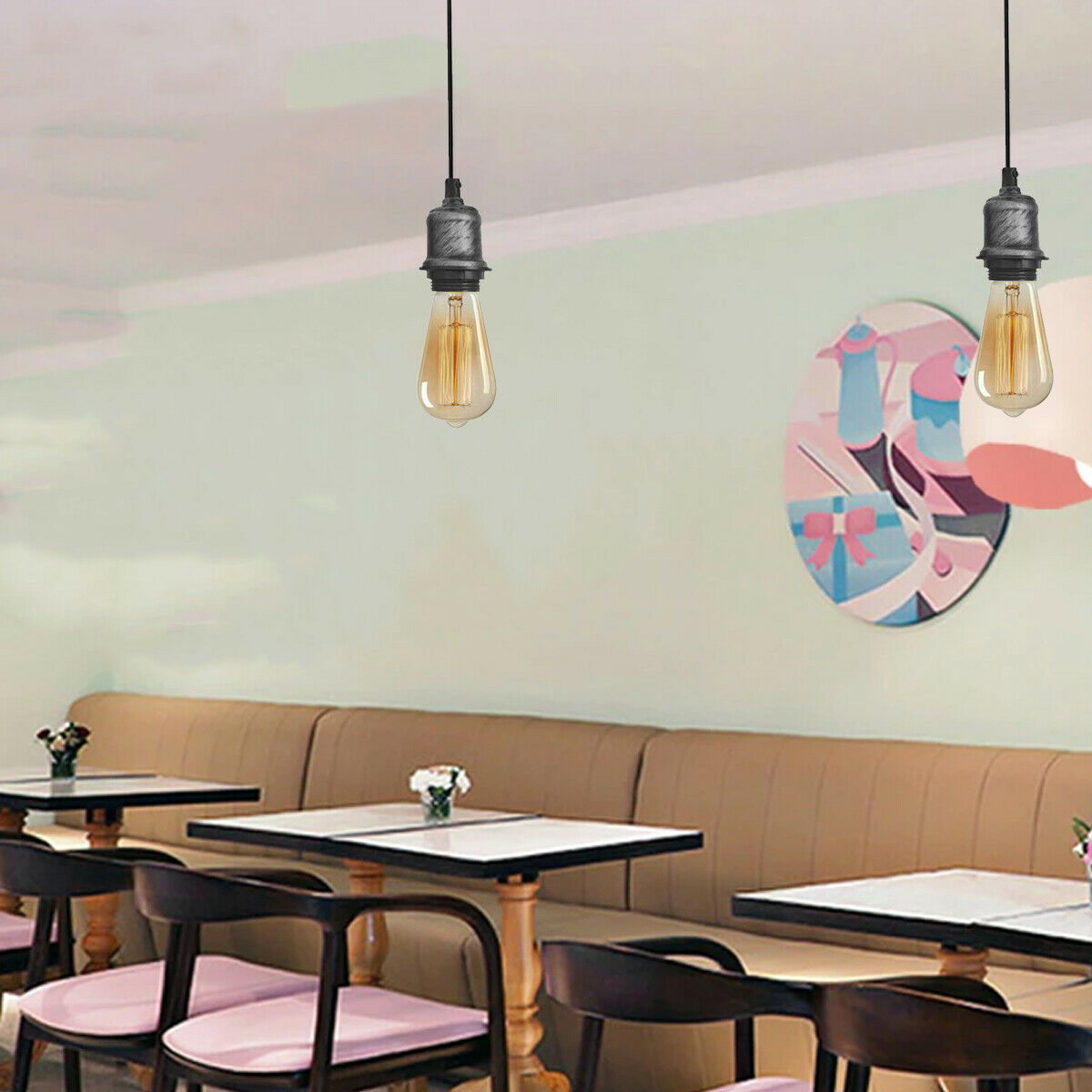 Ceiling Lamp Pendant Light Fitting Metal Lamp Holder E27~1128 - LEDSone UK Ltd