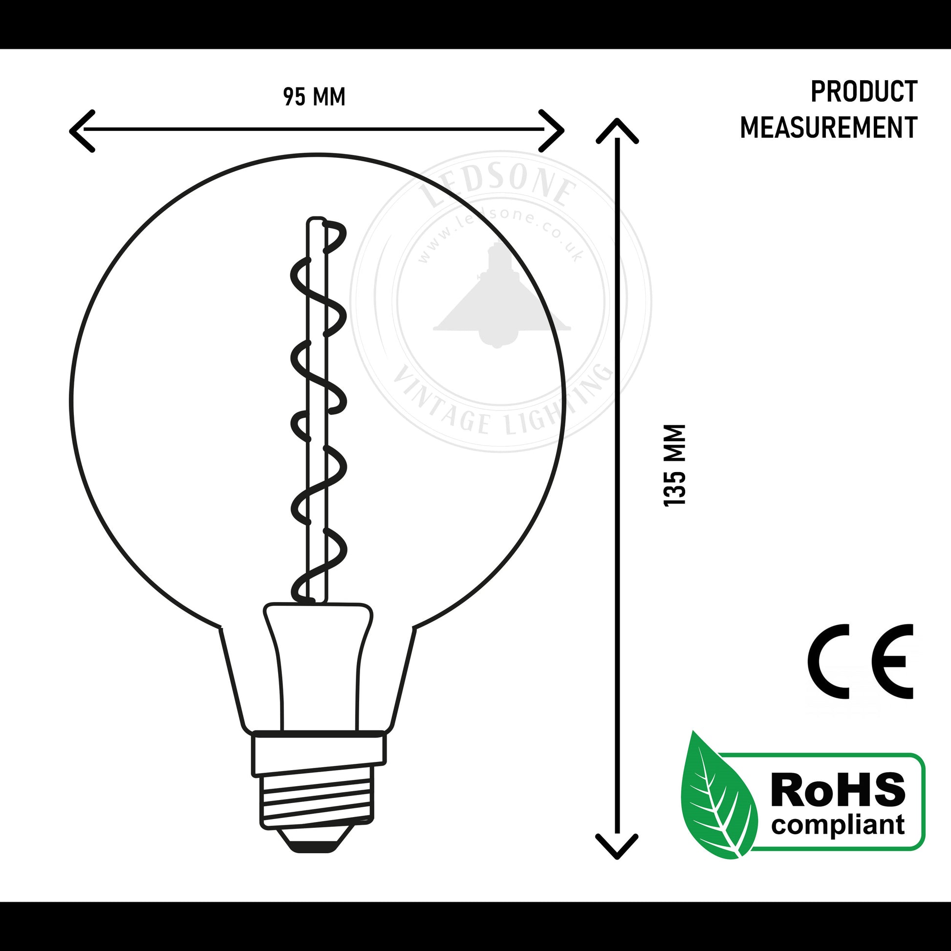 Best globe led light bulbs - size image