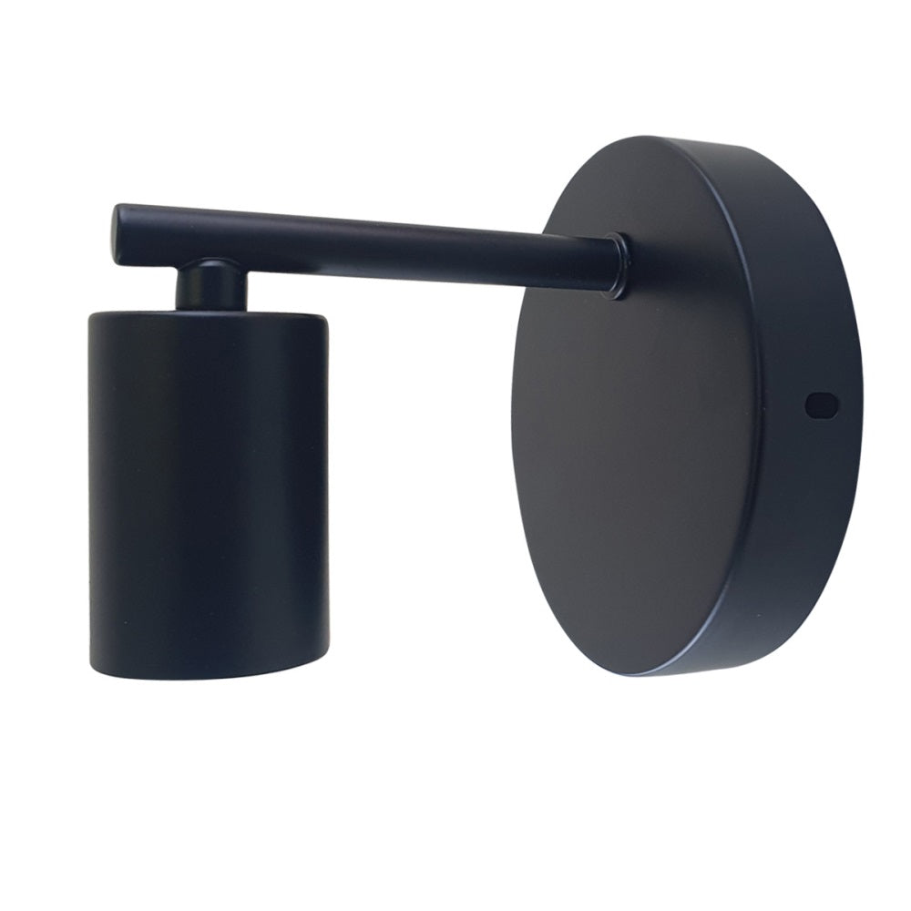 Black Metal Iron Wall Sconce Light Fixture Industrial Retro Lighting~1620 - LEDSone UK Ltd