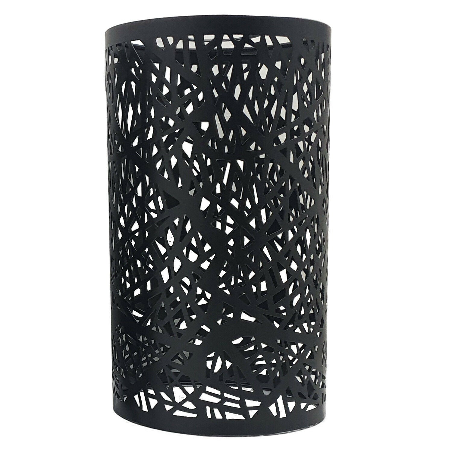 Minimalist black pendant light covers, set of 4, industrial